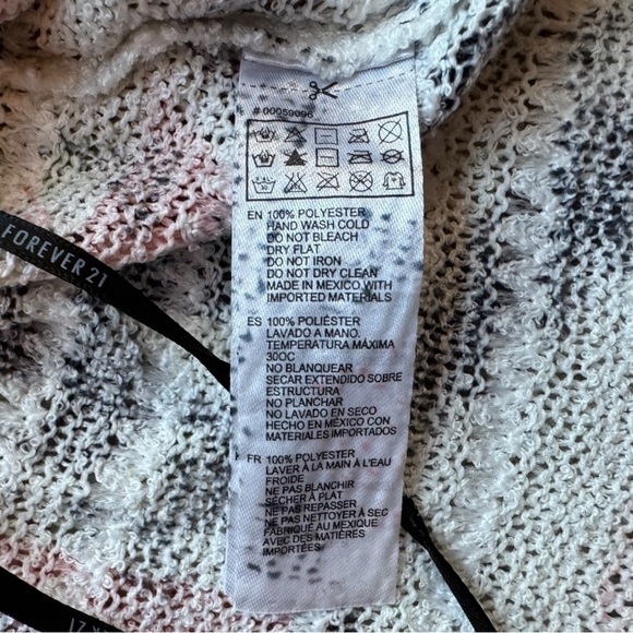 Forever 21 Aztec Print Knit Racerback Crop Tank Top – Size Small - Picture 6 of 8